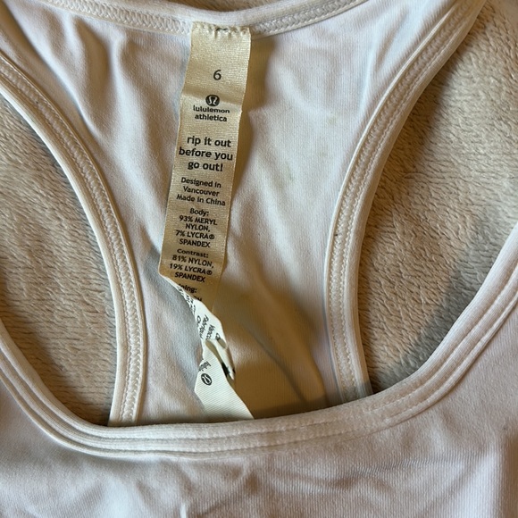 Lululemon Racerback Top - Picture 2 of 5